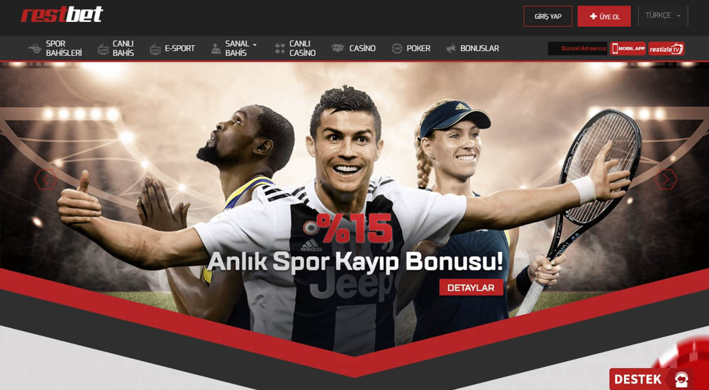 Restbet Giriş
