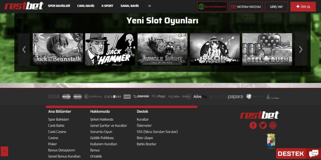Restbet TV turk