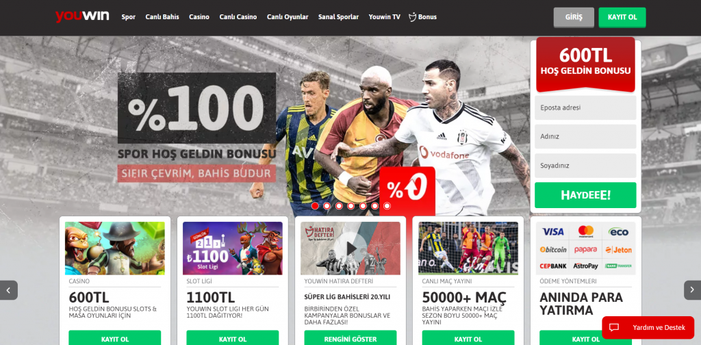 Youwin Yeni Adresi