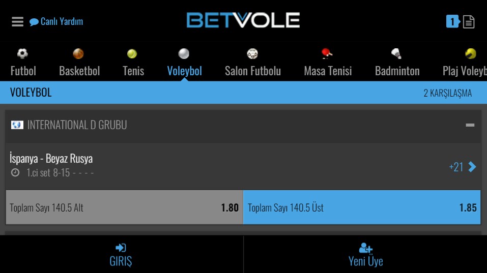Betvole Kayıt turk