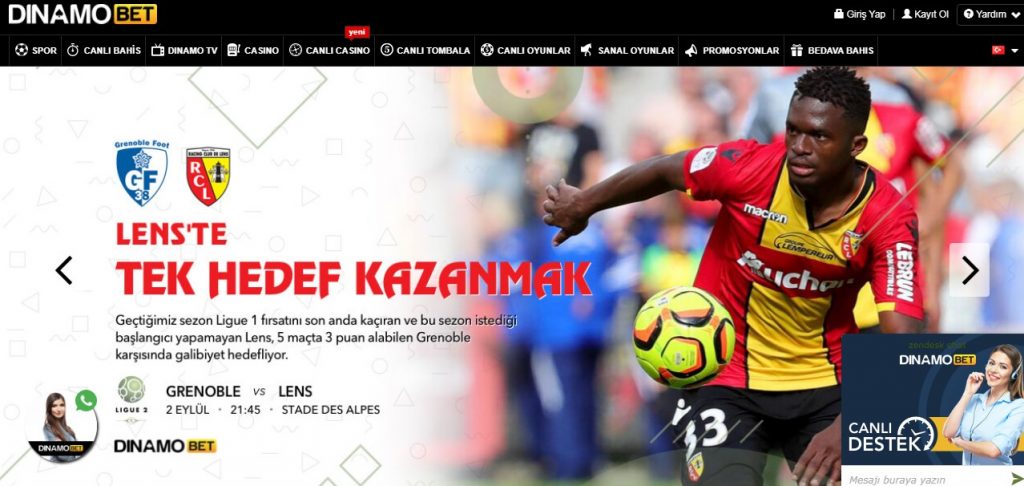 Dinamobet Canlı Bahis