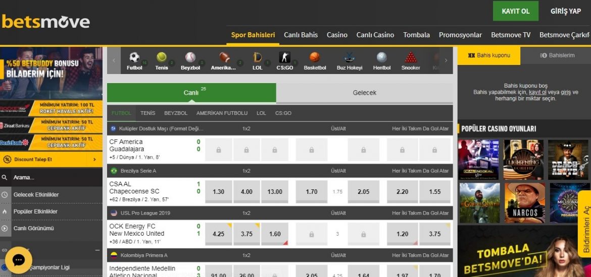 Betsmove Kayıt