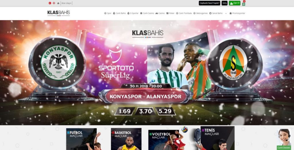 Klasbahis Canlı Bahis turk