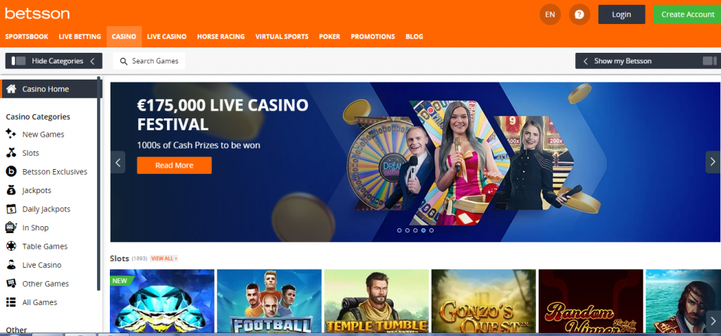 Betsson Canlı Bahis