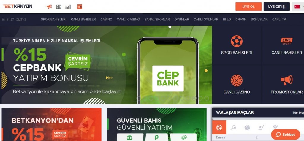 Betkanyon Giriş turk