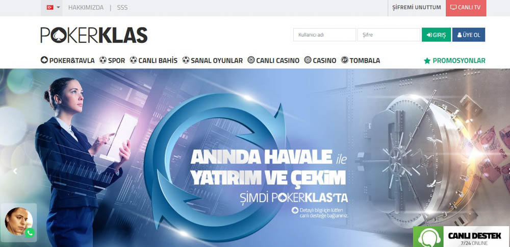 Pokerklas Giriş turkiye