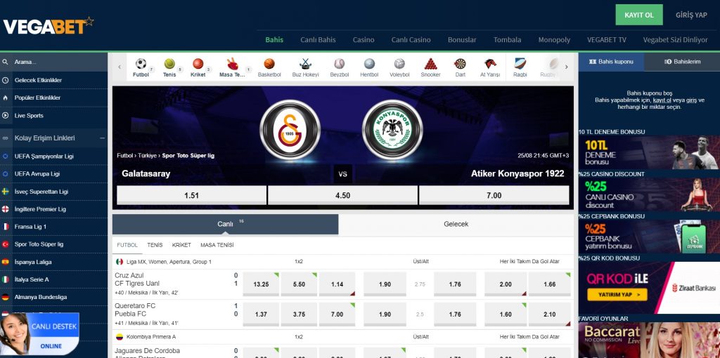 Vegabet Yeni Adresi turkiye