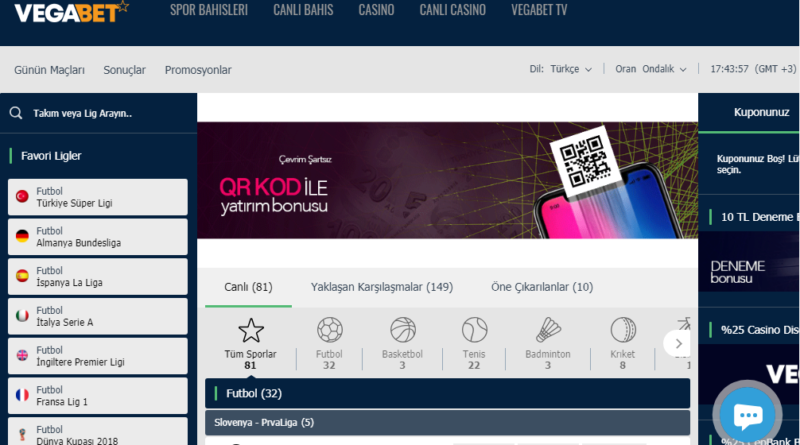 Vegabet Canlı Bahis turkiye
