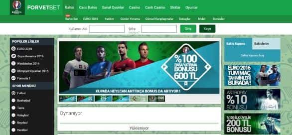 Forvetbet Canlı Bahis turk
