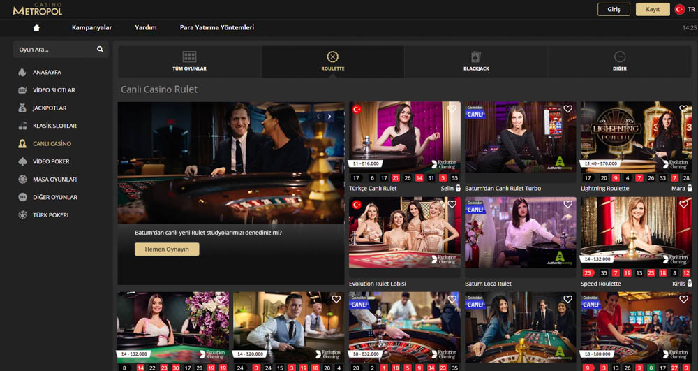 Casino Metropol Tv turkiye