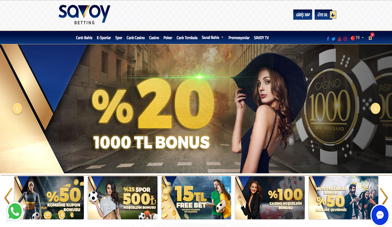 Savoybetting Kayıt